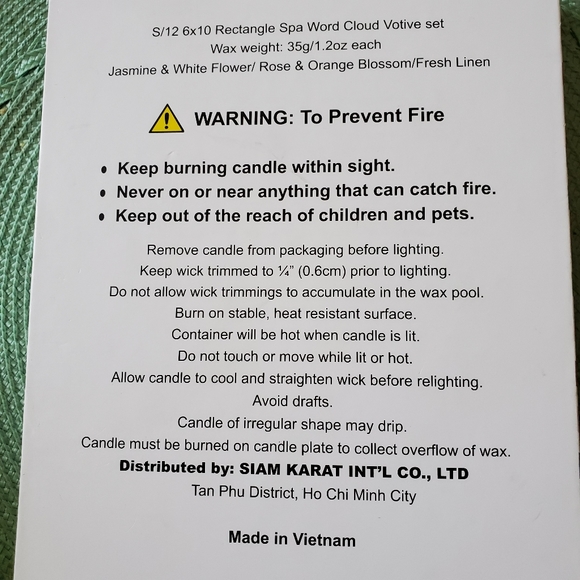 NWOT Gift Set Home Fragrance 12 Candles - Picture 4 of 10